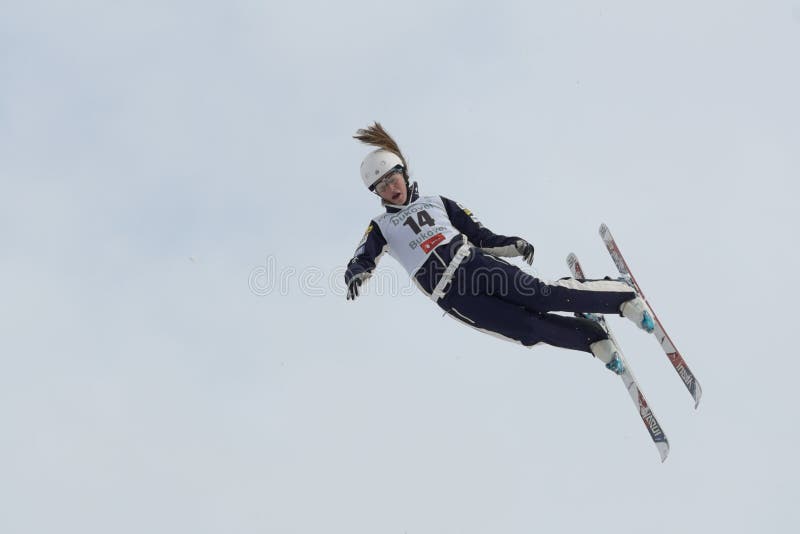 Aerial skiing editorial stock image. Image of professional 29499224
