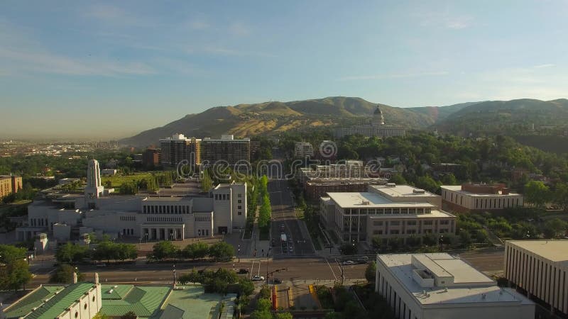 Aerial Utah Salt Lake City