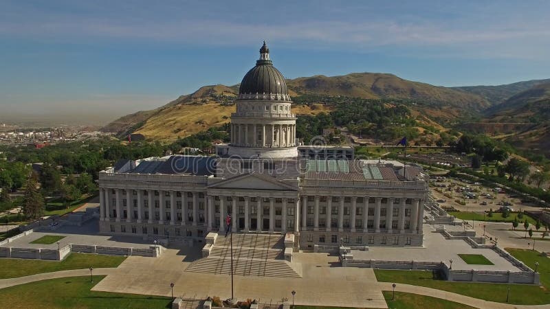 Aerial Utah Salt Lake City