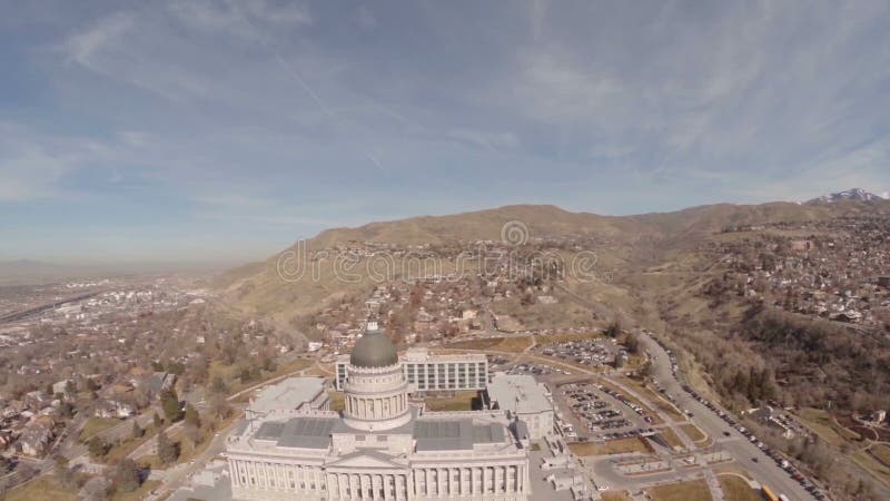 Aerial Utah Salt Lake City