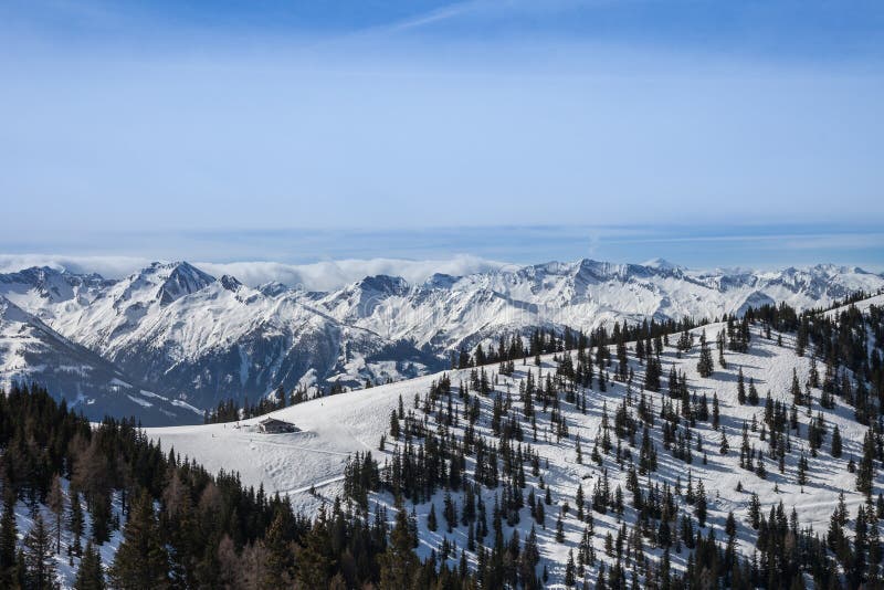 View from Braunwald stock photo. Image of alps, blossoming ...