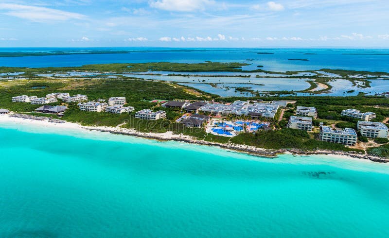 Aerial View of the Beaches at Cuban Northern Keys Editorial Photography ...