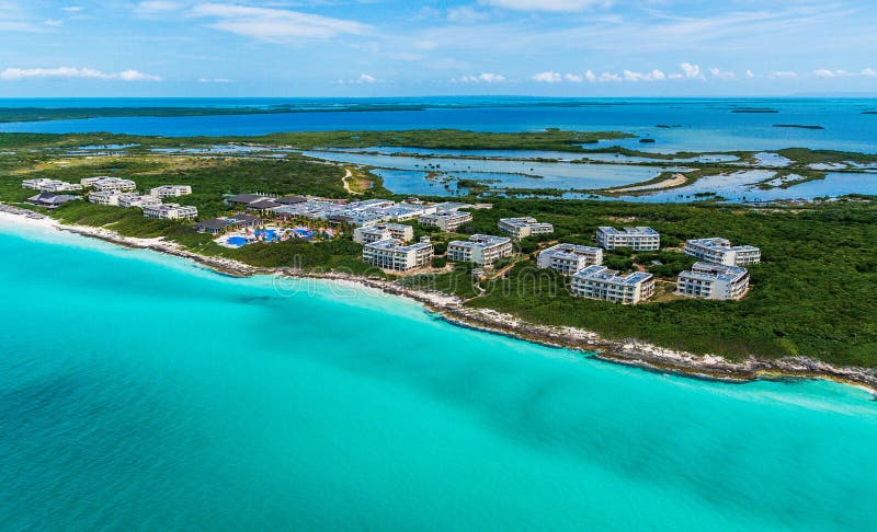 Aerial View of the Beaches at Cuban Northern Keys Editorial Image ...