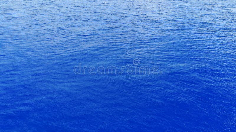 Aerial view of blue ocean stock footage