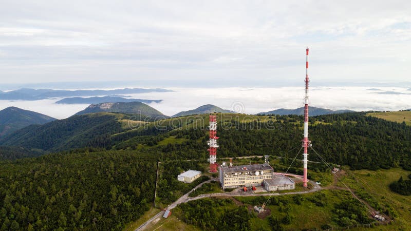 Vysielacia veža na Martinských Holiach, Slovensko