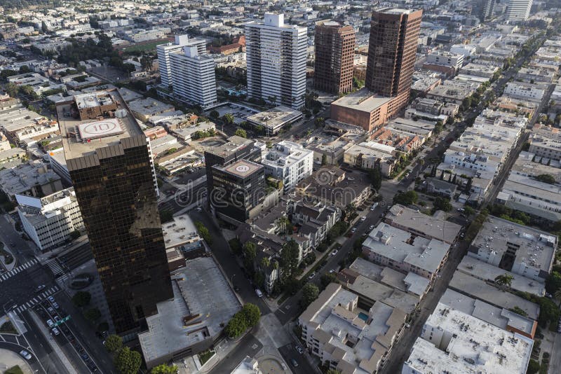 West Los Angeles Buildings and Apartments Aerial