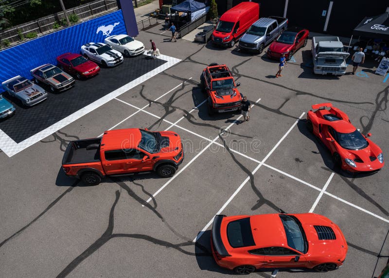 woodward dream cruise aerial view