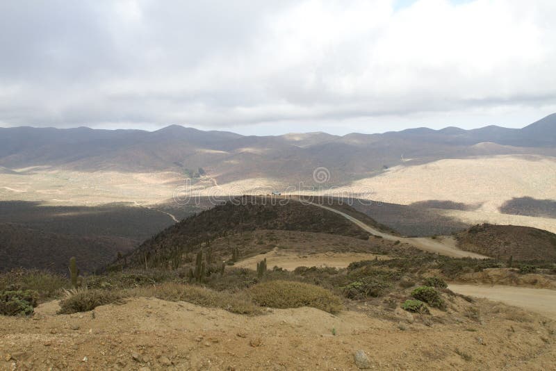 Aerial view Fray Jorge national park