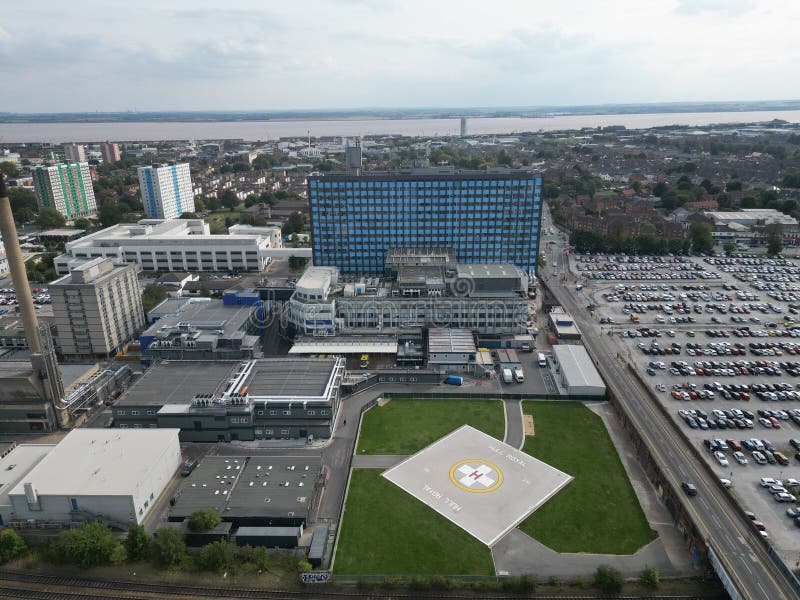 Aerial View of Hull Royal Infirmary, Hull University Teaching Hospitals