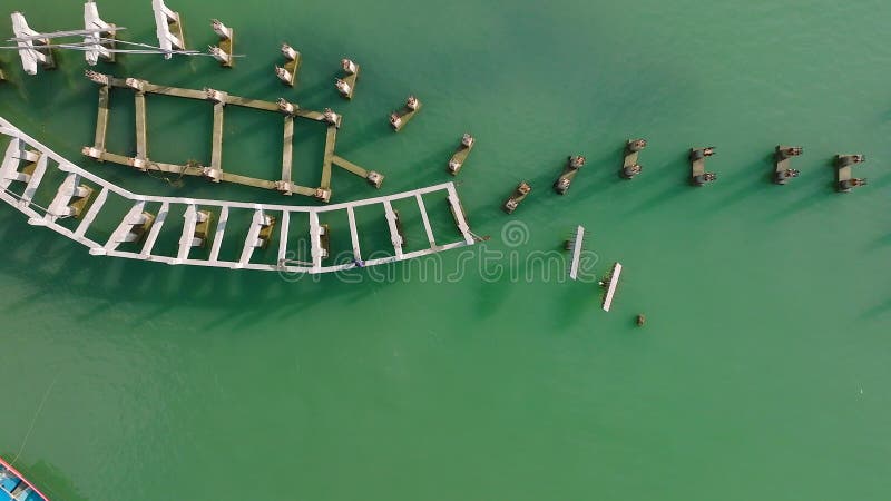 Aerial view of Koh Phitak or Phithak island in Chumphon, Thailand