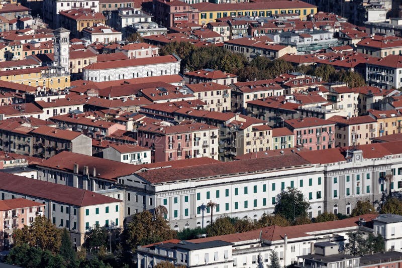 aerial view of la spezia