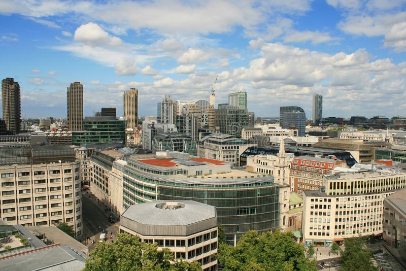 Aerial view of London from St. Paul s Cathedral