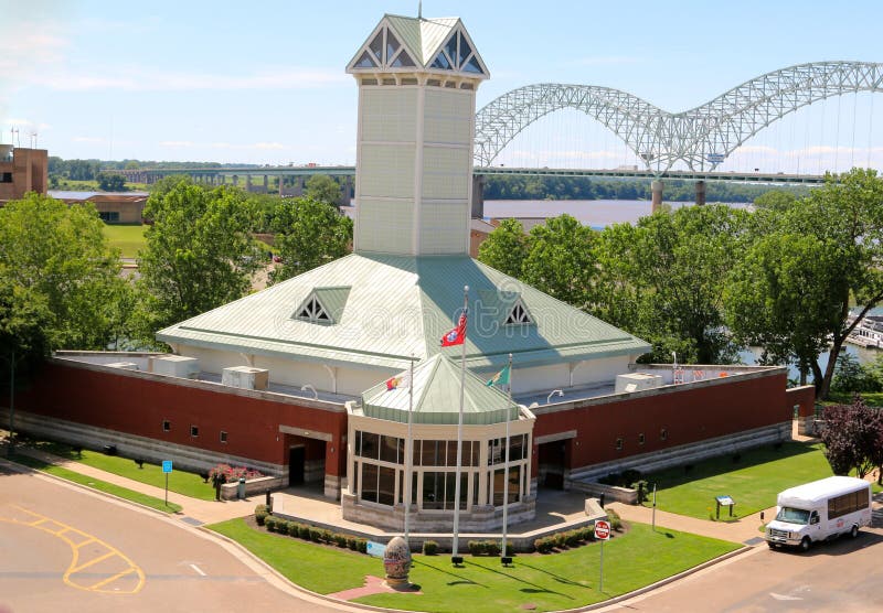Aerial View of The Memphis Tennessee Visitors Center