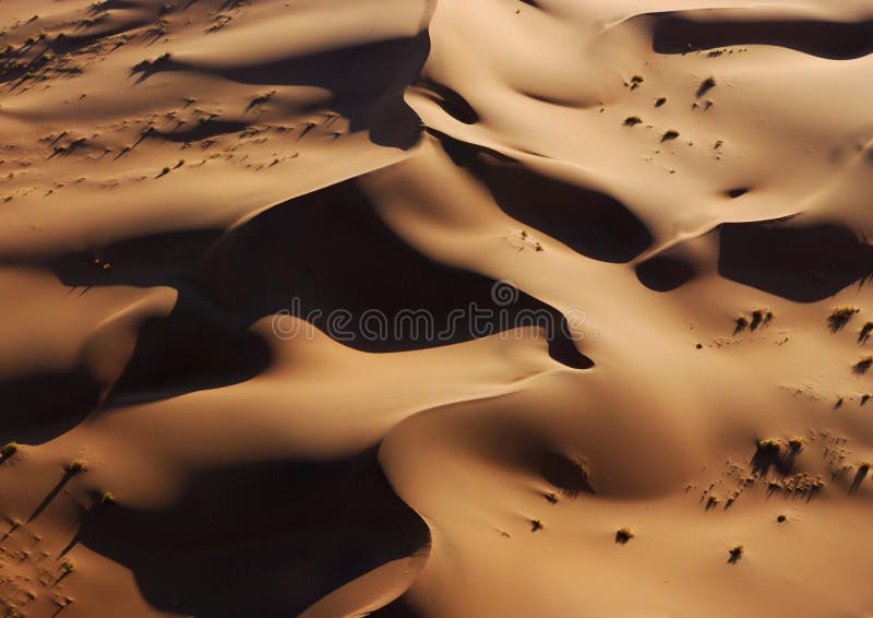 Aerial View of the Namib Desert