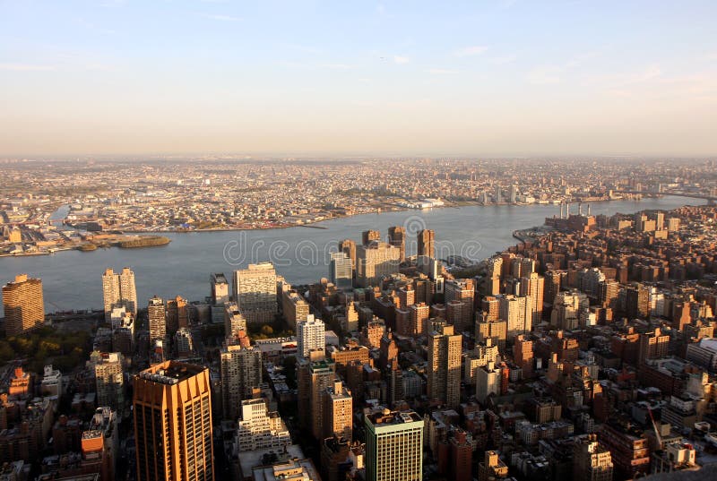 Aerial view of New York