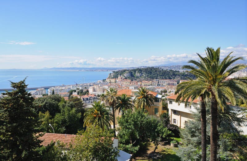 Aerial view of Nice, France