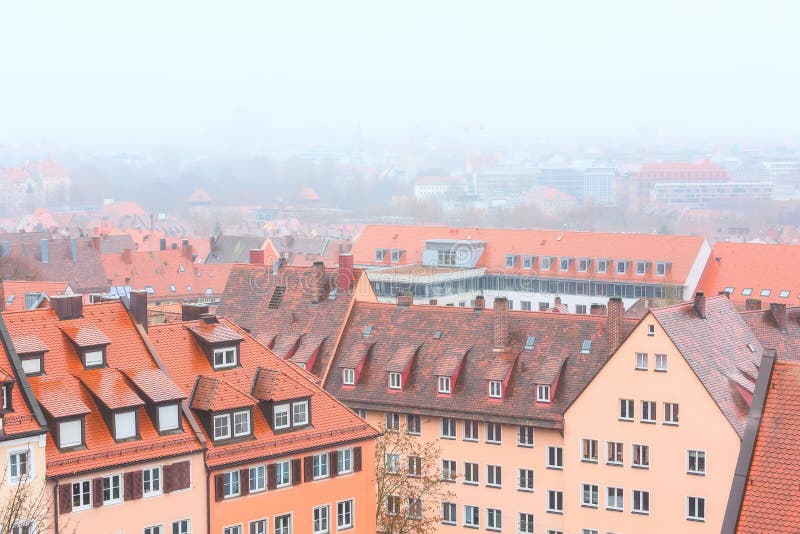 aerial-view-of-nuremberg-franconia-during-foggy-weather-in-bavaria