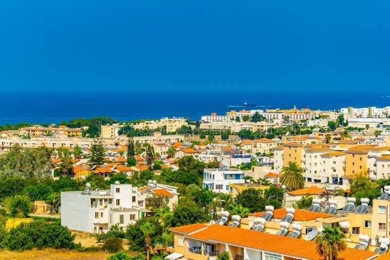 Aerial View of Paphos, Cyprus Stock Image Image of destination