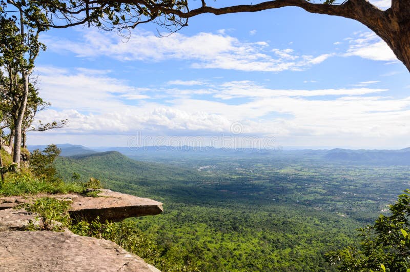 Aerial view on pha hum hod