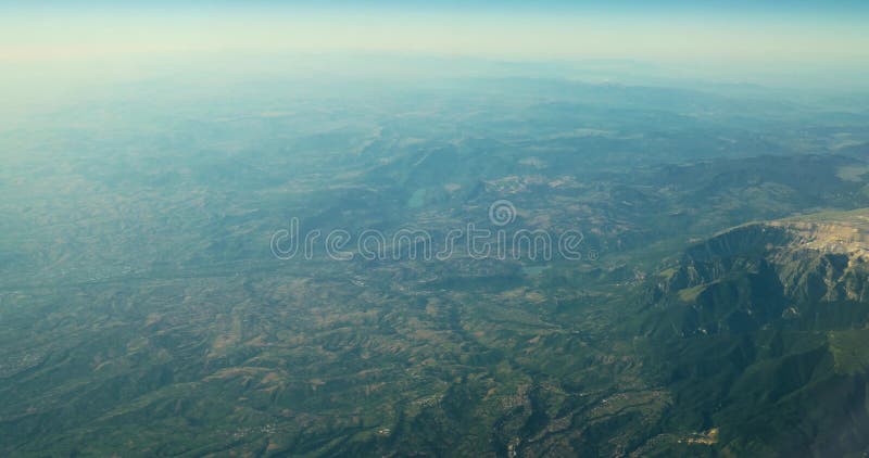 Aerial View Of Planet Earth stock footage