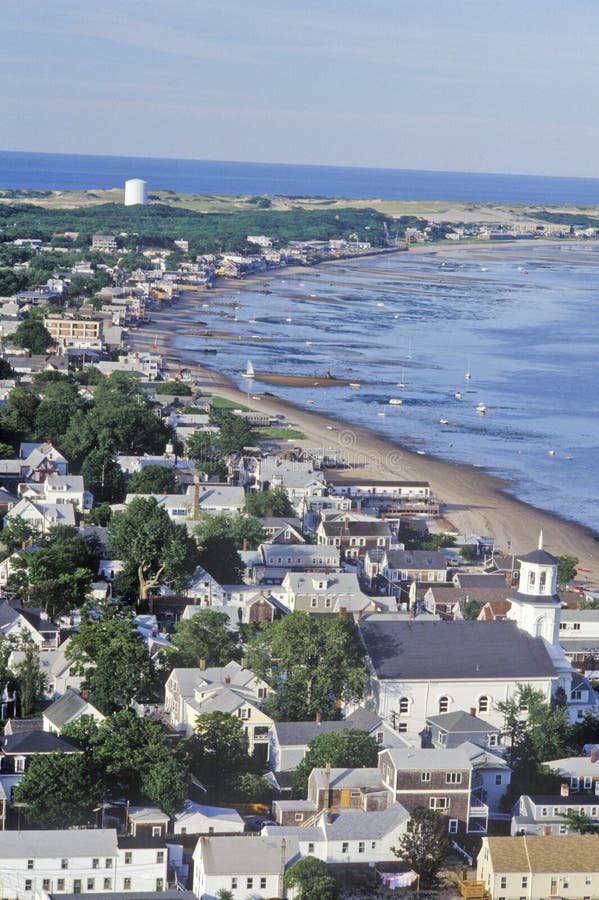 Aerial View Of Provincetown, Massachusetts Editorial Photo Image of