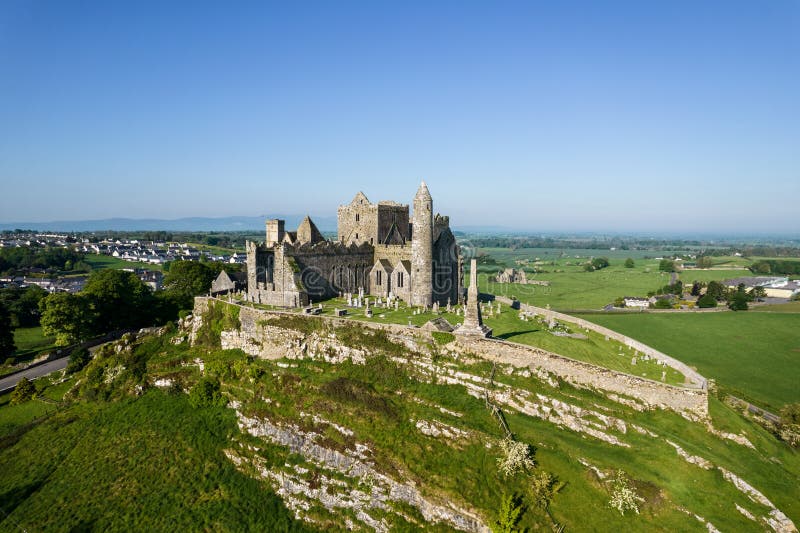 Rock of Cashel stock photo. Image of republic, ruins - 18782514