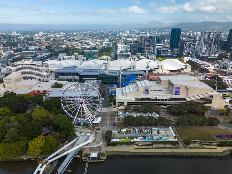 South Bank Parklands are located at South Bank in Brisbane, Queensland,  Australia Stock Photo - Alamy