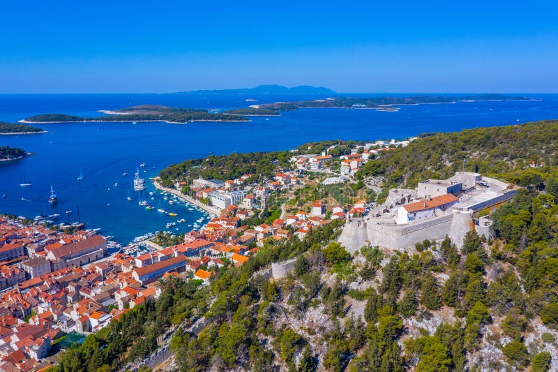 aerial-view-of-spanjola-fortress-in-hvar-croatia-stock-image-image