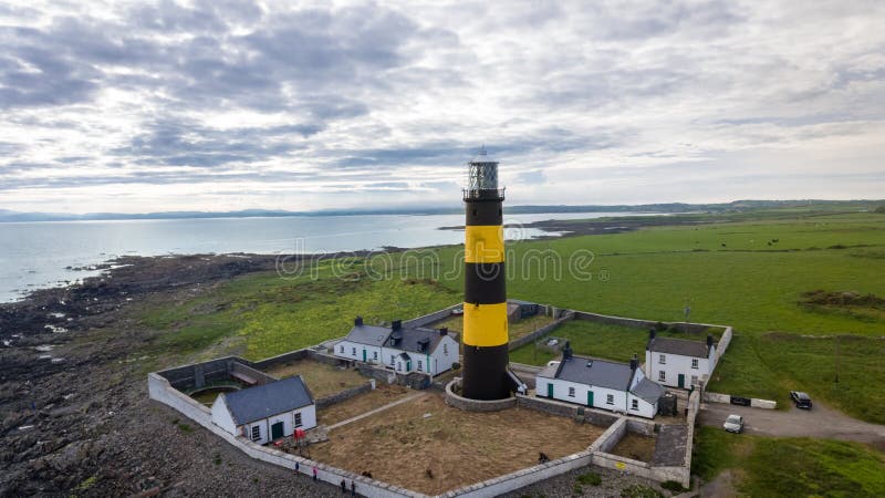 St John`s Point Lighthouse. county Down. Northern Ireland. royalty free stock photo St John`s Point Lighthouse. county Down. Northern Ireland. royalty free stock photo