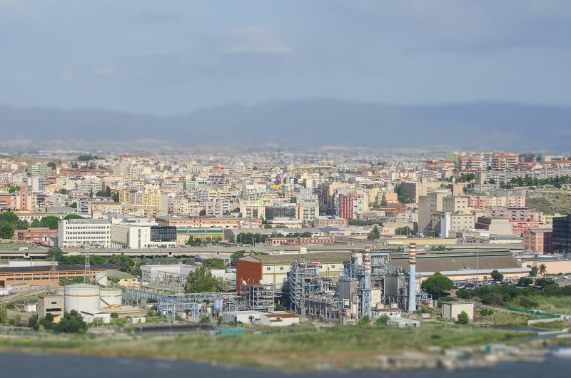 Aerial view of suburbs