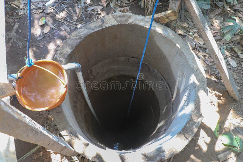 Reinforced Concrete Rings for Well Mounting Stock Photo - Image of  construction, water: 147843616
