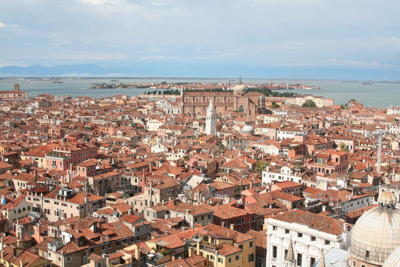 Aerial view of Venice