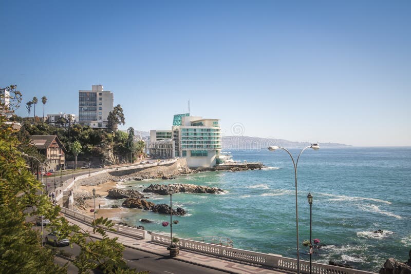 Aerial View of Vina Del Mar Skyline - Vina Del Mar, Chile Stock Image ...