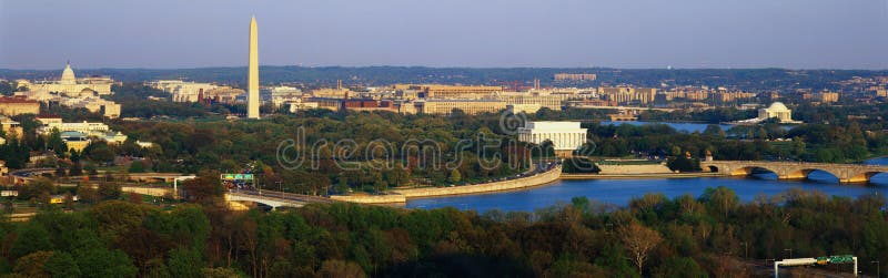 Aerial view of Washington royalty free stock images Aerial view of Washington royalty free stock images