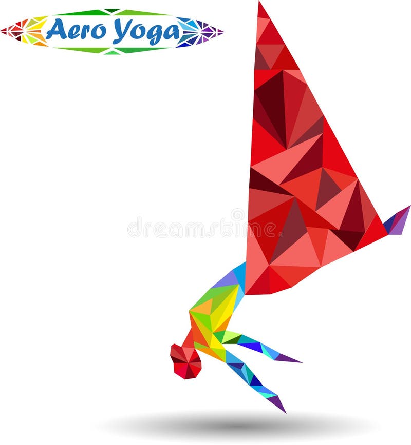 Aero Yoga vector illustration Aero Yoga vector illustration