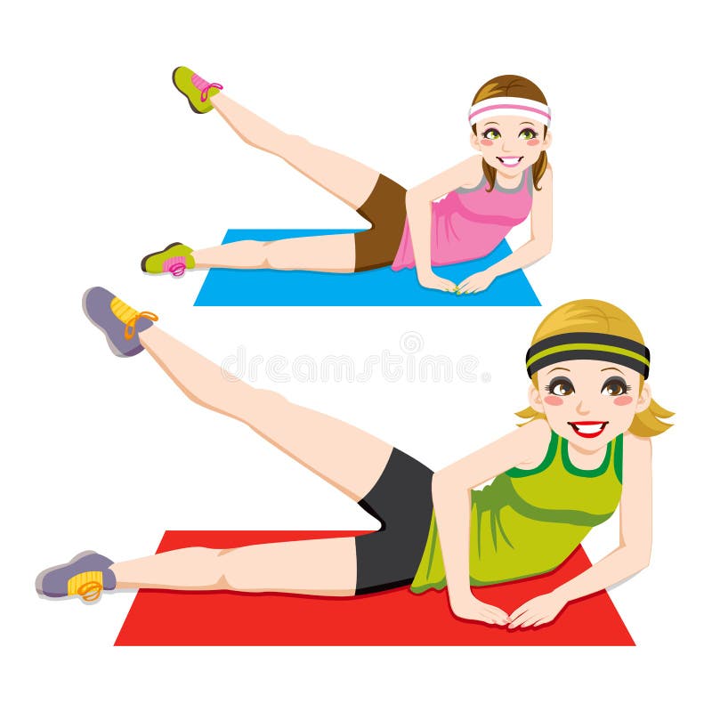 Aerobic Exercise vector illustration