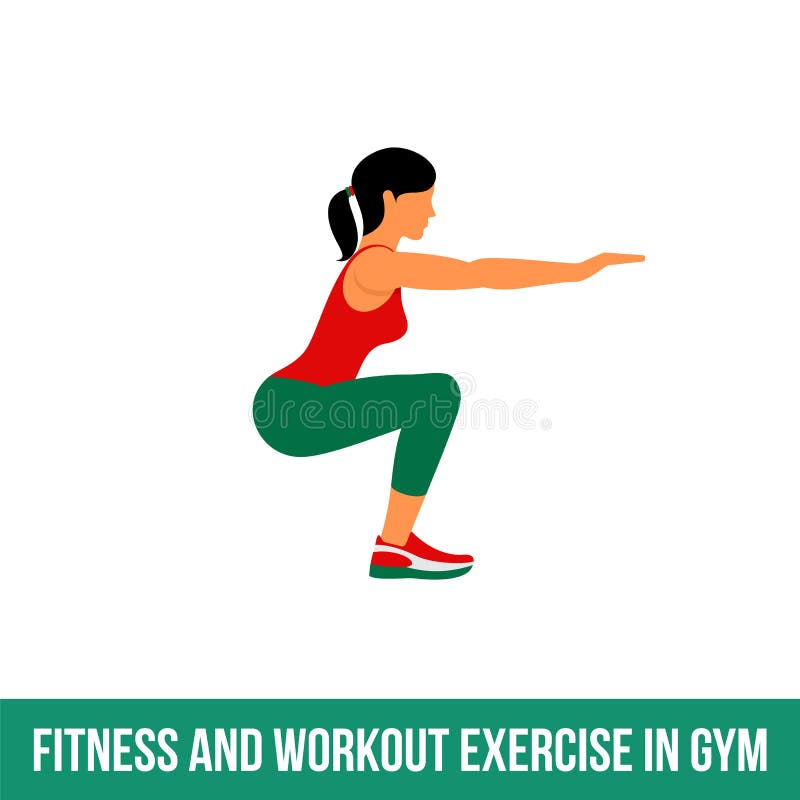 Fitness Aerobics Gym Elements and Icons Stock Vector by ©ckybe 88102412