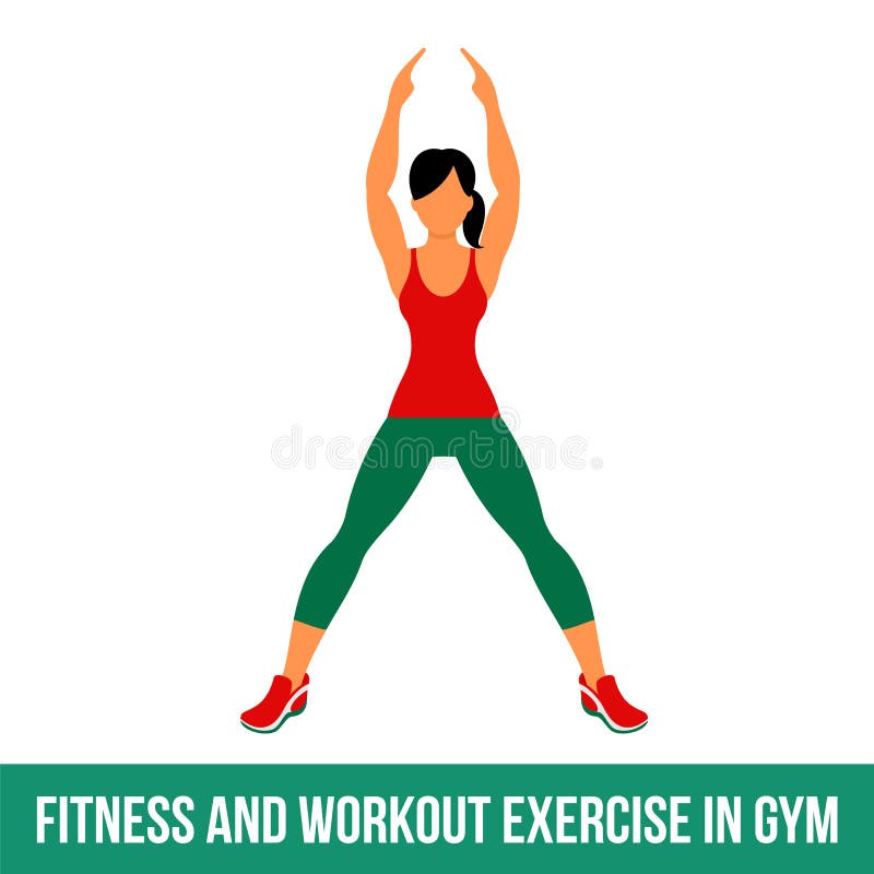 Fitness Aerobics Gym Elements and Icons Stock Vector by ©ckybe 88102412