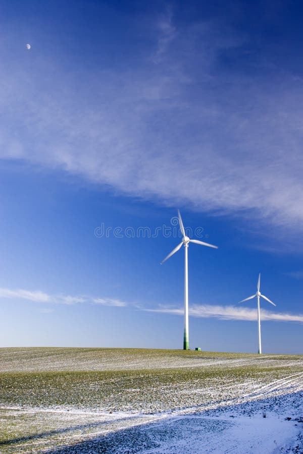 Aerogenerators stock image Aerogenerators stock image