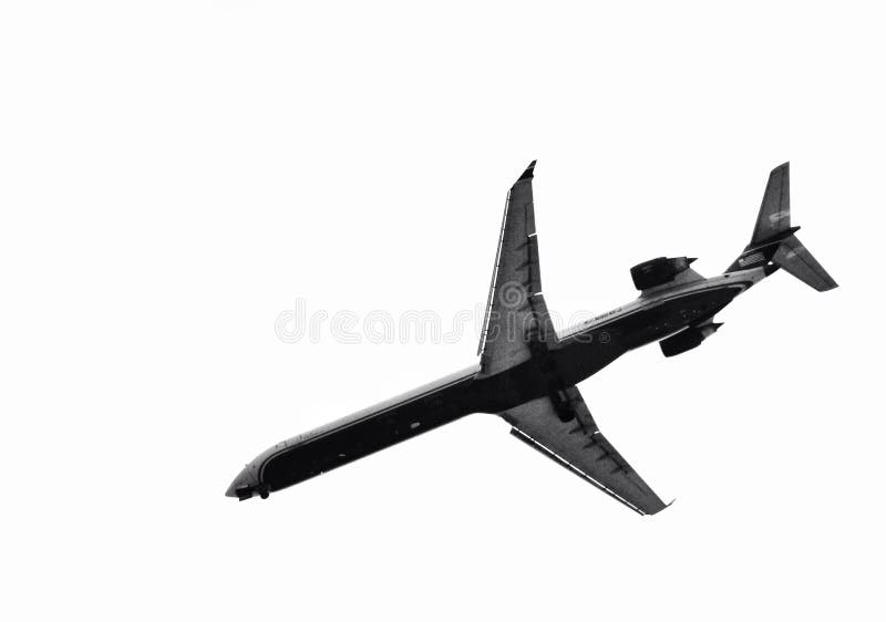 Aeroplano blanco y negro imagenes de archivo Aeroplano blanco y negro imagenes de archivo