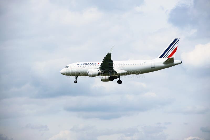 Aeroplano di AIR FRANCE fotografia stock libera da diritti Aeroplano di AIR FRANCE fotografia stock libera da diritti