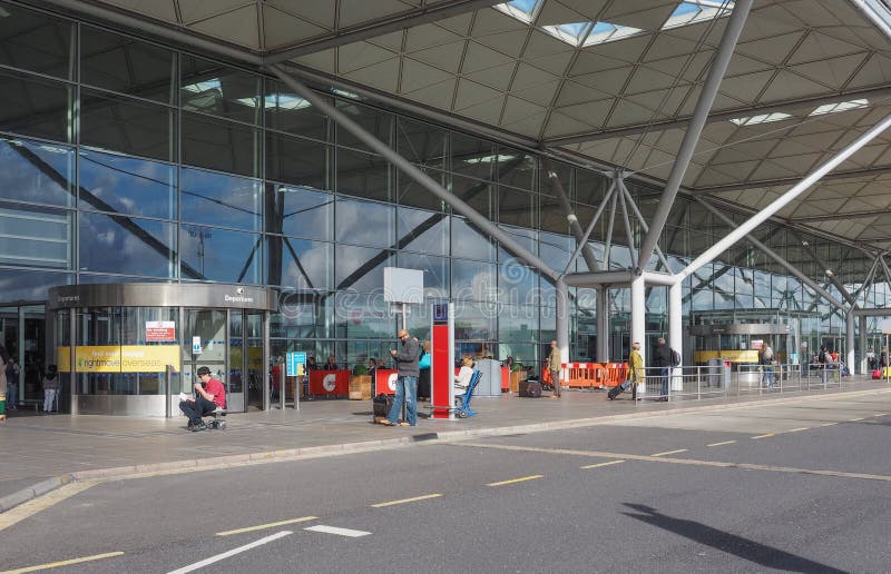 Aeroporto de Stansted fotos de stock royalty free