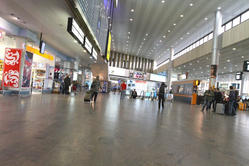 Aeroporto Internacional Sheremetyevo foto de stock
