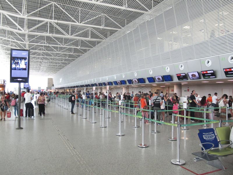 Aeroporto Natal O Rio Grande Do Norte Brasil Foto de Stock Editorial -  Imagem de viajante, embarque: 149474038