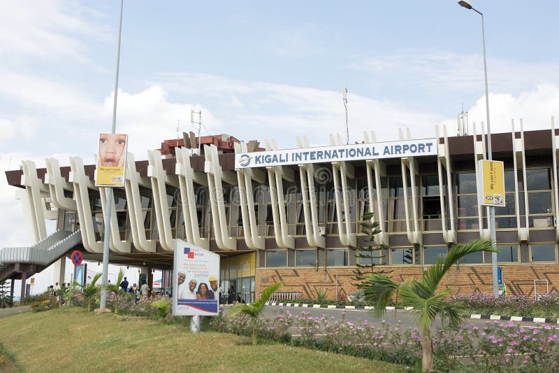 Aeropuerto internacional de Kigali fotos de archivo libres de regalías Aeropuerto internacional de Kigali fotos de archivo libres de regalías