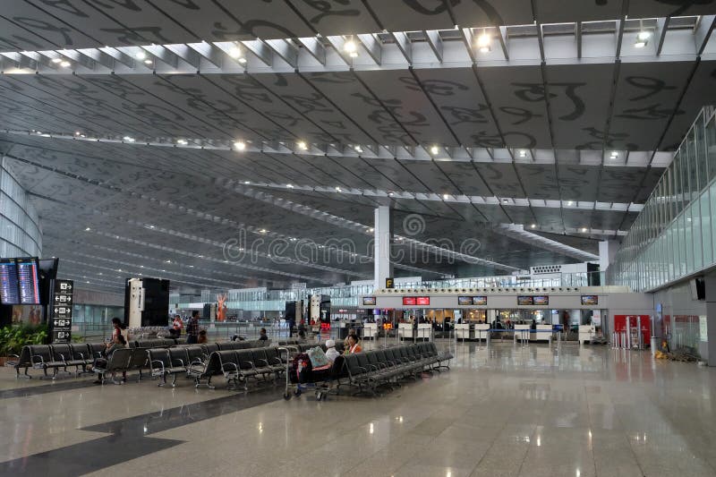 Aeropuerto internacional de Kolkata imagen de archivo Aeropuerto internacional de Kolkata imagen de archivo