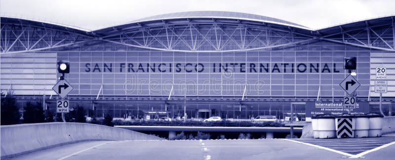 Aeropuerto internacional de San Francisco imágenes de archivo libres de regalías Aeropuerto internacional de San Francisco imágenes de archivo libres de regalías