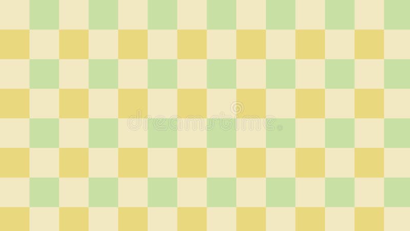 Aestetiska, gröna och gula schackbrädesschackbrädesschackbräde illustration som är perfekt för bakgrundsdroppar i skrivbordsunderl royaltyfri illustrationer