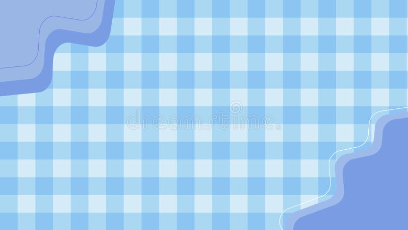 Aesthetic Cute Pastel Blue Gingham, Checkers, Plaid, Checkerboard Wallpaper  Illustration, Perfect for Wallpaper, Backdrop, Stock Vector - Illustration  of decoration, chessboard: 252738927
