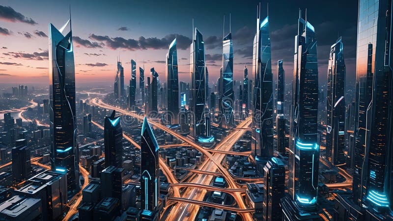 Aetherium: the City of Shifting Horizons and Infinite Potential Stock ...